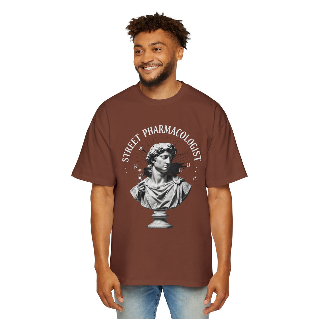 Street Pharmacologist Oversized Tee — "The Revival" Retro Bust Graphic