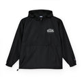 Packable Anorak Jacket — Black 'Champion' Logo Windbreaker