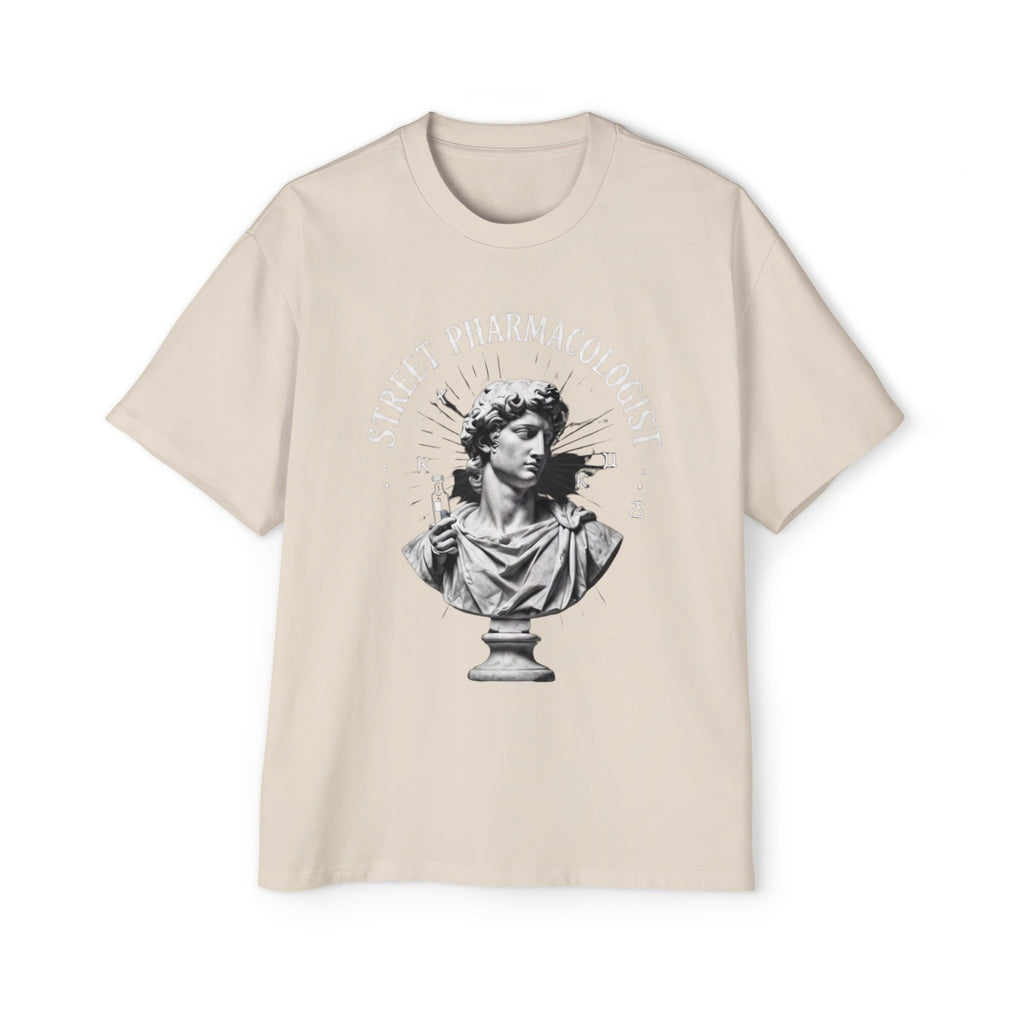 Street Pharmacologist Oversized Tee — "The Revival" Retro Bust Graphic