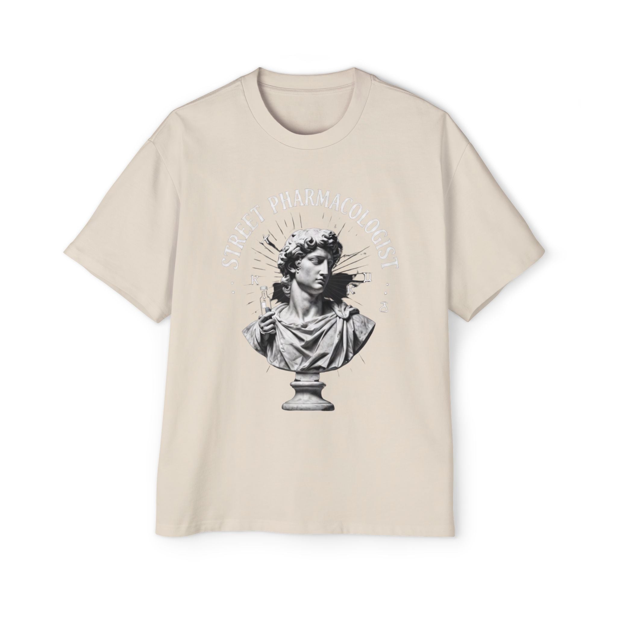 Street Pharmacologist Oversized Tee — "The Revival" Retro Bust Graphic