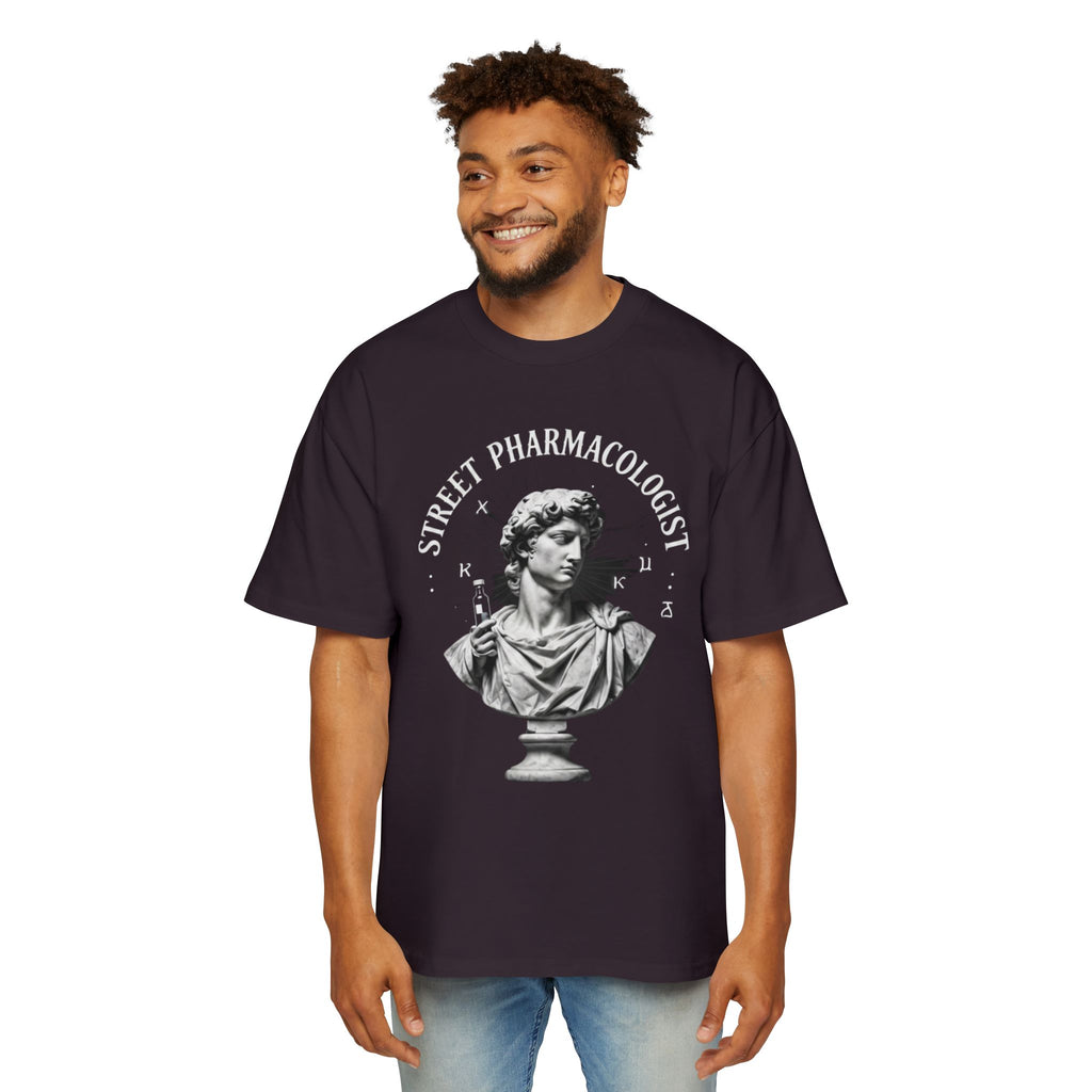 Street Pharmacologist Oversized Tee — "The Revival" Retro Bust Graphic