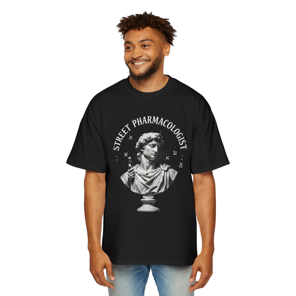 Street Pharmacologist Oversized Tee — "The Revival" Retro Bust Graphic
