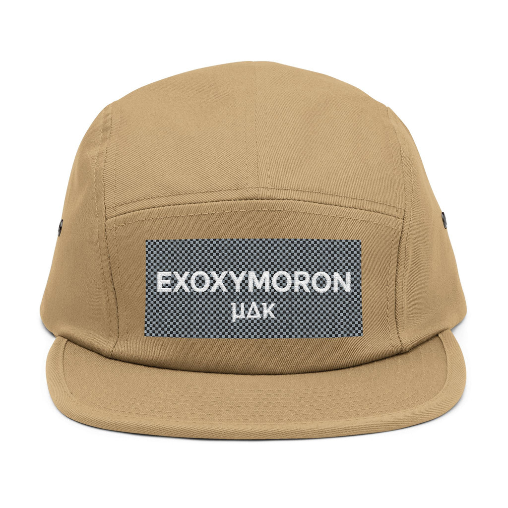 Embroidered 5-Panel Cap — EXOXYMORON