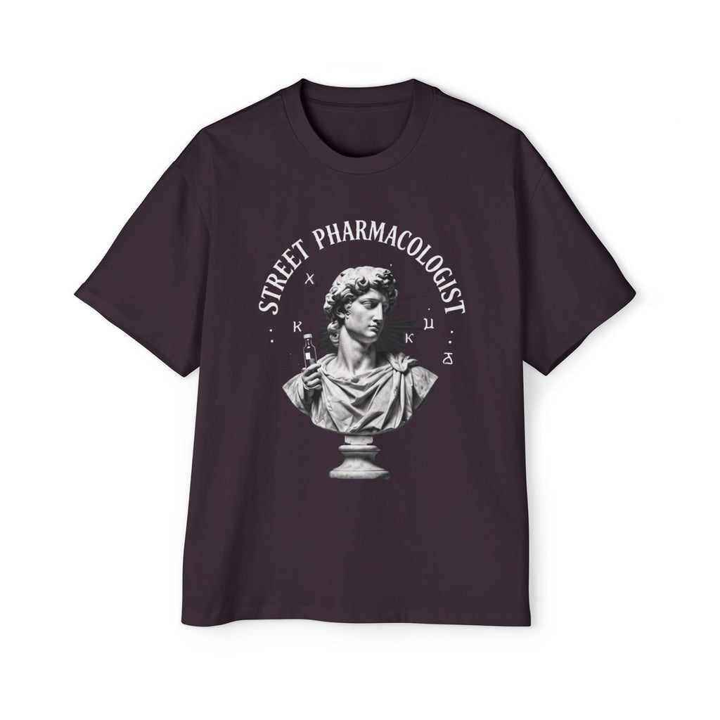 Street Pharmacologist Oversized Tee — "The Revival" Retro Bust Graphic