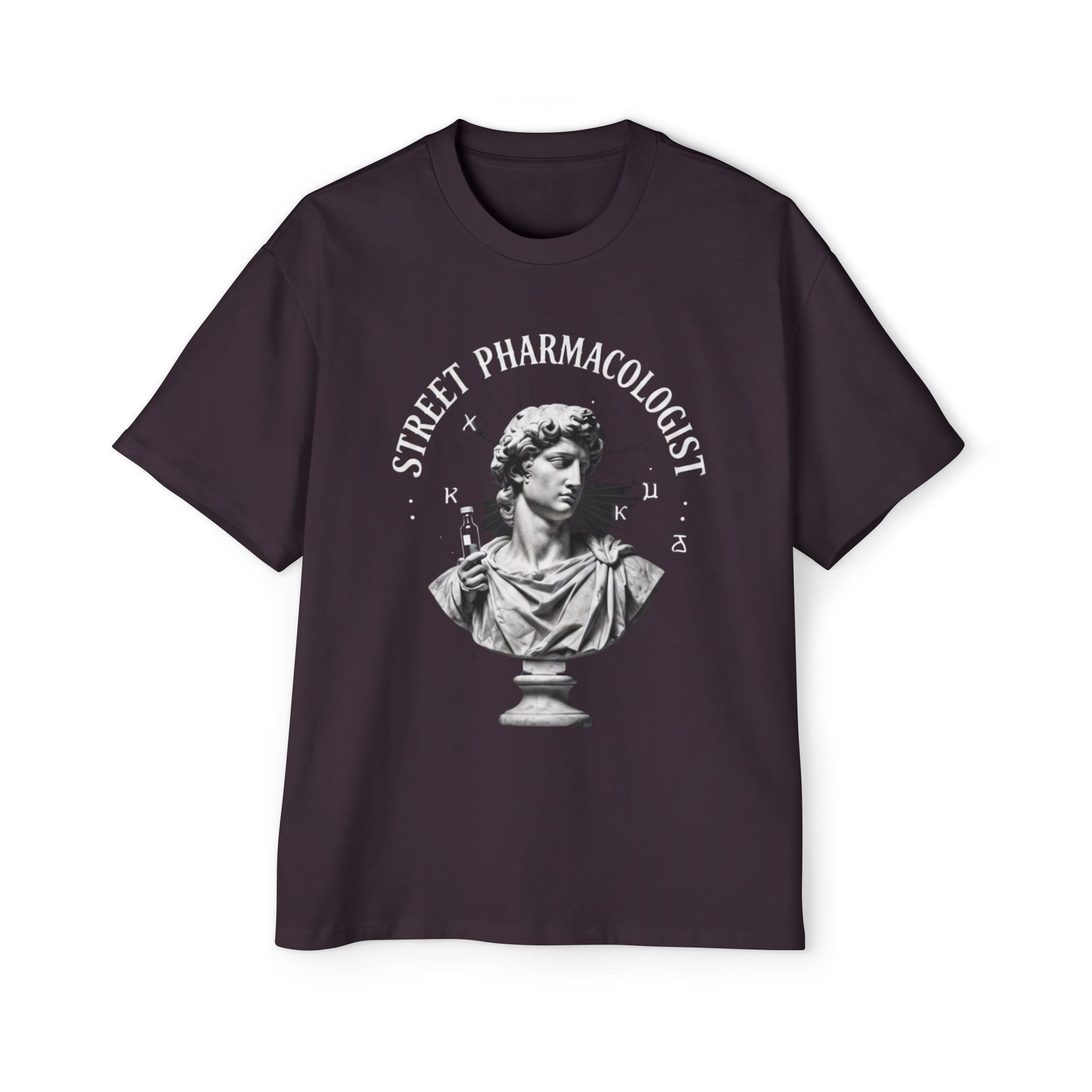 Street Pharmacologist Oversized Tee — "The Revival" Retro Bust Graphic